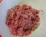 お父さんの椎茸入りハンバーグ作り方4写真