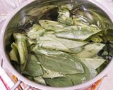 ほうれん草とベーコン炒め☆とろ～りタマゴ作り方1写真