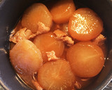 簡単★絶品♪鶏皮と大根のまろやか煮物作り方10写真