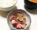 簡単☆お手軽副菜♫イカゲソの酢味噌和え作り方9写真