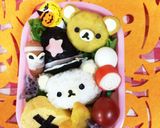 ハロウィンリラックマキャラ弁 遠足弁当作り方2写真