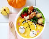 ハロウィンキャラ弁おかずウインナーミイラ作り方9写真
