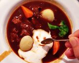 牛スジ使いで節約！オバケのビーフシチュー作り方12写真