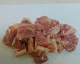 さつまいもと鶏肉の煮物作り方3写真