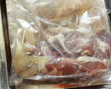 下味冷凍：豚こまのしょうが焼き作り方1写真