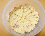 糖質オフ！ベーコン＆チーズ☆おからお焼き作り方4写真