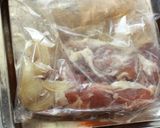 下味冷凍：万能豚こま玉ねぎ作り方1写真
