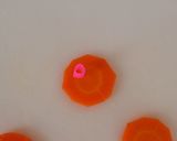 【キャラ弁】人参のジャック・オ・ランタン作り方3写真