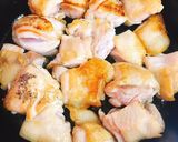 【お弁当に】鶏もも肉とキノコの煮物作り方4写真