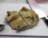 蒸し塩鶏作り方2写真