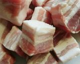 男の簡単料理☆豚角煮の肉豆腐☆作り方1写真