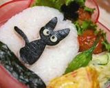 籠に入ったジジ弁当（キャラ弁）作り方19写真