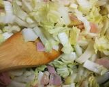 牡蠣と舞茸と白菜とベーコンDEミルク煮♪作り方5写真