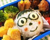 簡単！可愛いお弁当＊鶏つくね＊デコ弁作り方8写真