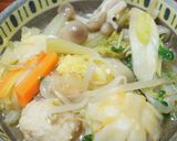 ダシダで、ピリ辛味噌中華点心鍋作り方8写真