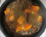 ビーフシチュウの炊飯炊き　かぼちゃ入り作り方11写真