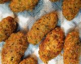 青のり入りパン粉で揚げたカキフライ作り方5写真