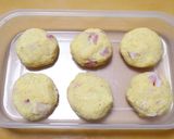 糖質オフ！ベーコン＆チーズ☆おからお焼き作り方7写真