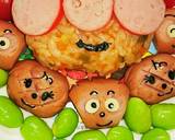 キャラ弁★ウインナーでアンパンマン作り方7写真