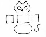 ハロウィン♡猫型クッキーのお菓子箱！作り方1写真