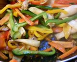 胡麻カレー甘酢炒め。作り方5写真