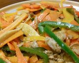 胡麻カレー甘酢炒め。作り方6写真
