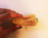 油揚げのくるくる焼き作り方7写真
