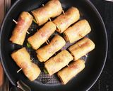 油揚げのくるくる焼き作り方8写真
