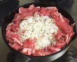 スキレットで簡単ガーリックペッパーランチ作り方2写真