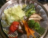 蒸し野菜のしゃぶしゃぶサラダ作り方1写真