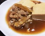 簡単♡ほっこり旨い豚バラ肉豆腐♡♡作り方3写真