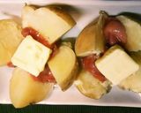 簡単♪レンチンDEじゃがバター塩辛のせ♪作り方4写真