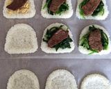 ナムル&ロースサンドおにぎらず(型押し)作り方3写真