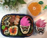 仮面ライダーエグゼイド★キャラ弁作り方5写真