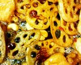 鶏むね肉と蓮根とカシューナッツの甘辛炒め作り方8写真