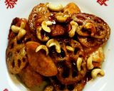 鶏むね肉と蓮根とカシューナッツの甘辛炒め作り方9写真
