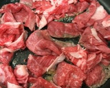 牛肉とキノコのすき焼き風しぐれ煮作り方2写真