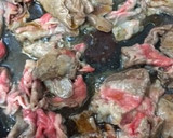 牛肉とキノコのすき焼き風しぐれ煮作り方3写真