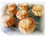 鶏仔冰皮月餅（ひよこ月餅）作り方9写真
