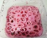 お弁当おせちに!簡単鮮やか☆ゆかり酢蓮根作り方5写真
