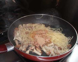パスタ風きのことたらこの焼きそば作り方3写真