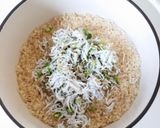 ごま油香る【しらすの中華風炊き込みご飯】作り方3写真