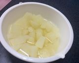 炊飯器で簡単❗️梨のコンポートケーキ作り方2写真