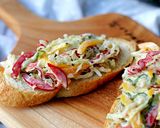 野菜たっぷり!オープンサンド作り方7写真