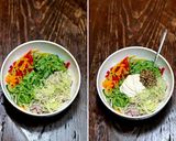 野菜たっぷり!オープンサンド作り方5写真