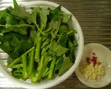 空芯菜炒め　オイスターソース味作り方1写真