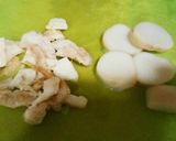 犬ご飯　鶏皮と里芋の汁かけごはん作り方1写真