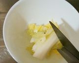 犬ご飯　白菜と青魚の汁かけごはん作り方1写真