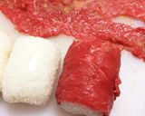 ダシダde肉巻きおにぎり作り方2写真