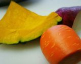 味付けはダシダだけ♪秋野菜のきんぴら作り方1写真